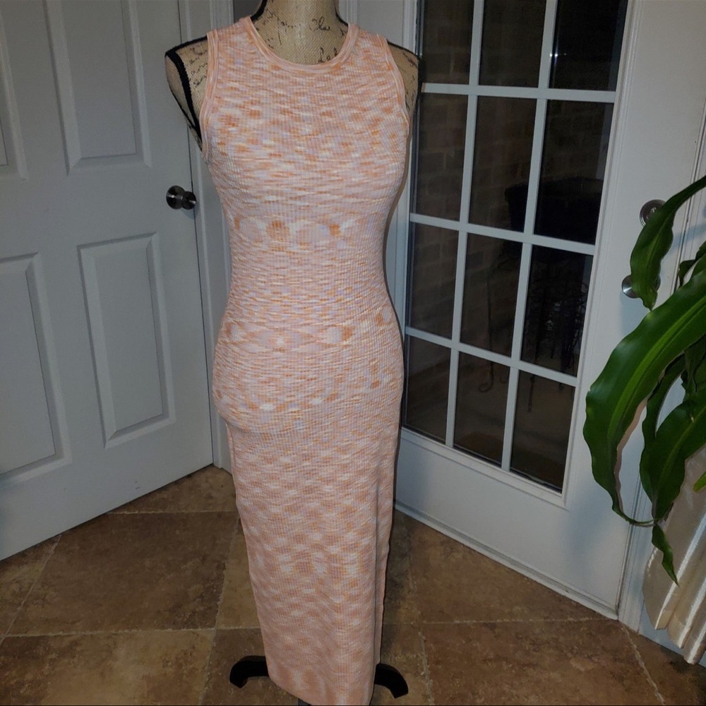 Express Bodycon Spring Contour Midi Dress
